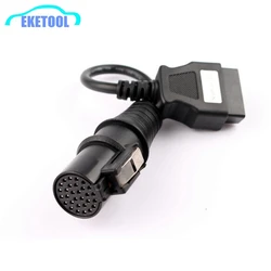 For Iveco 30Pin Truck Cable Adapter For Iveco Diesel Cars OBD Connector Extension Transfer for IVECO 30 Pin to OBD2 Female 16Pin