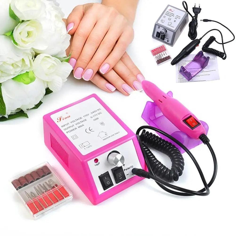 Professional 110-240V Electric Nails Drill Polish Manicure Grinder Pedicure Set hot sale