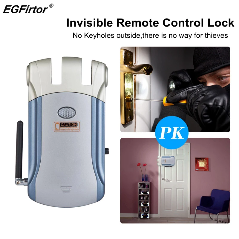 

Intelligent Wireless Invisible Keyless Electronic Door Lock Door Access Control Lock Smart Lock For Home Security Anti-thief