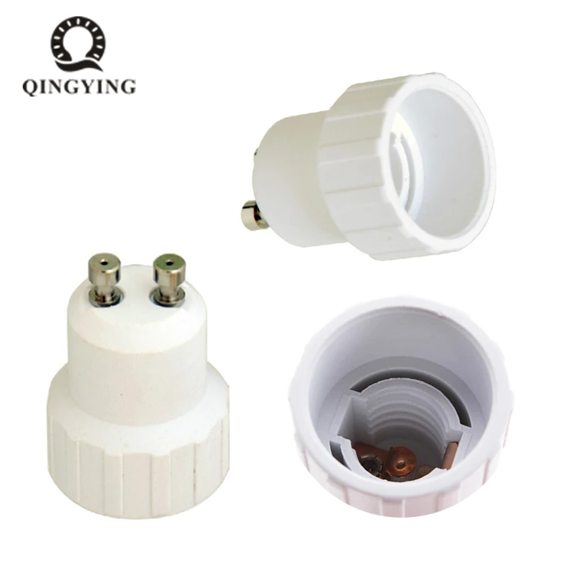 

10pcs GU10 to E14 Socket Base Halogen CFL Light Bulb Lamp Adapter Converter Holder For Lighting Accessories
