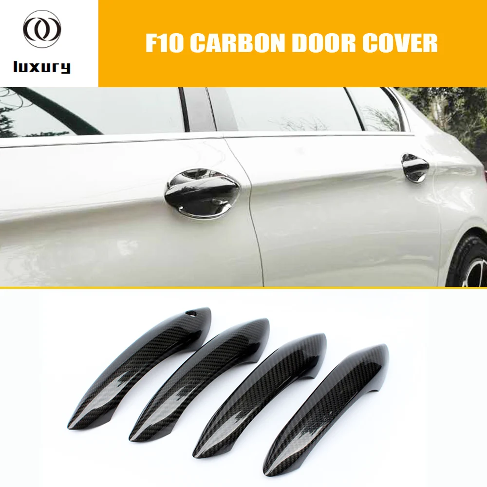 

Carbon Fiber Side Door Handle Cover Trim for BMW F10 F11 520 523 528 535 550 & M5 2010-2016