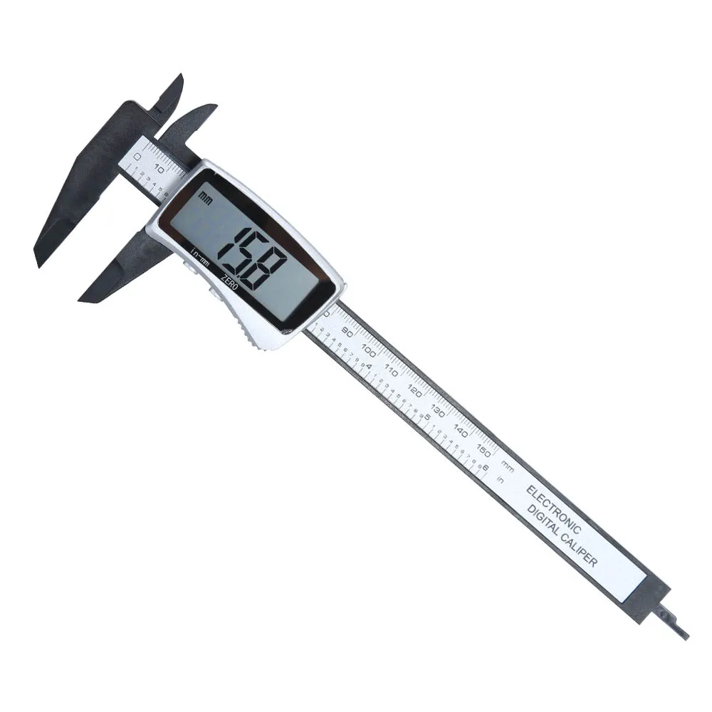 New Electronic Digital Display Vernier Caliper Inch/Metric Conversion 6Inch 0-150mm HD Full-Screen Caliper Measurement Tool