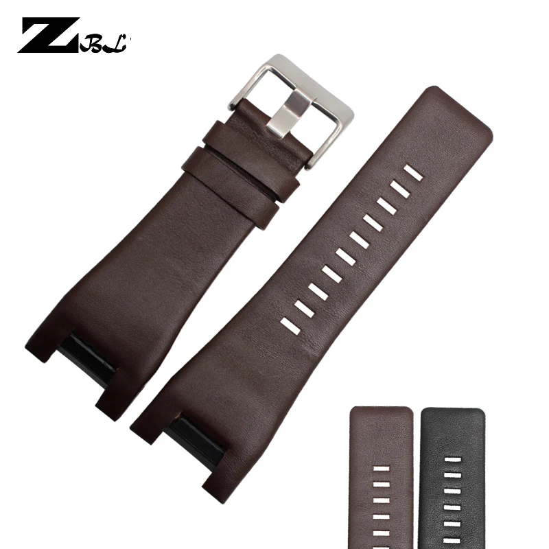 Genuine leather bracelet band 32*18mm watchstrap for diesel watch strap for DZ1216 DZ4246 DZ4247 DZ287 watch band