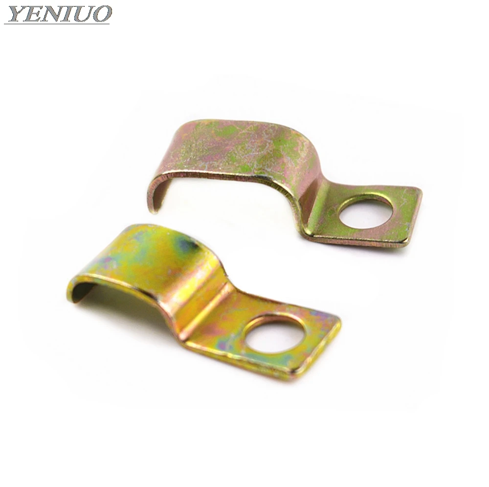 Зажим для труб из поликарбоната, зажим для труб, аксессуары для цепи масла, 4 мм, 6 мм, 8 мм, 10 мм, 12 мм, 15 мм, 22 мм, нейлоновый зажим для труб, гидравлические фитинги