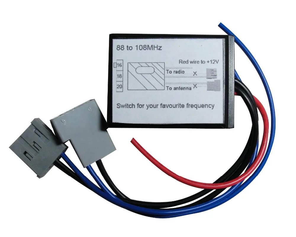 16MHz, 18MHz and 20MHz 3 frequency in 1 FM Band EXpander Frequency Converter for Nissan