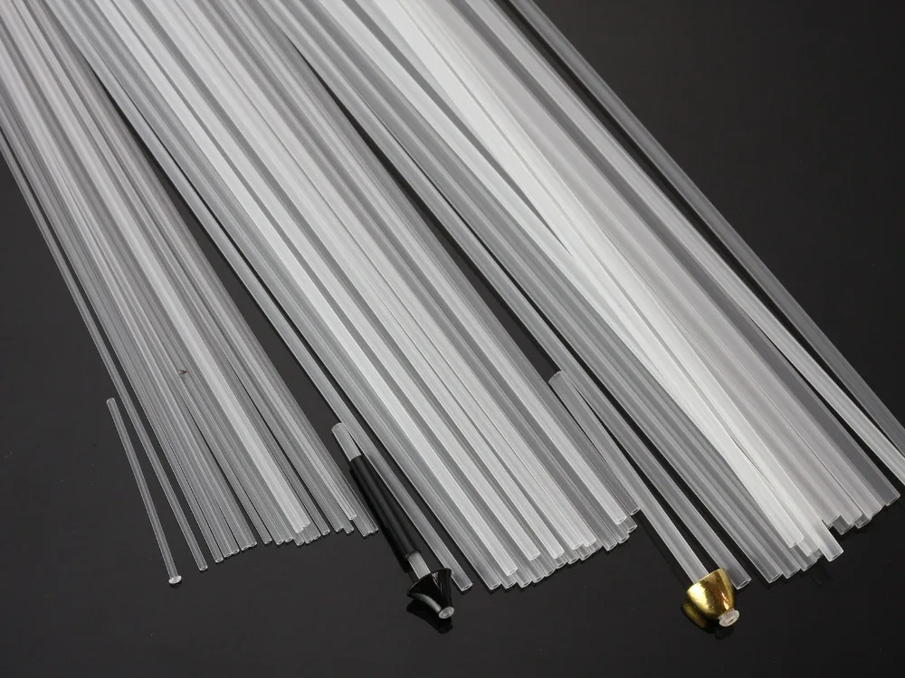 Fly Tying Tubes Rigid Tubing Tube Flies Tying Material Available In 4 Sizes,Clear