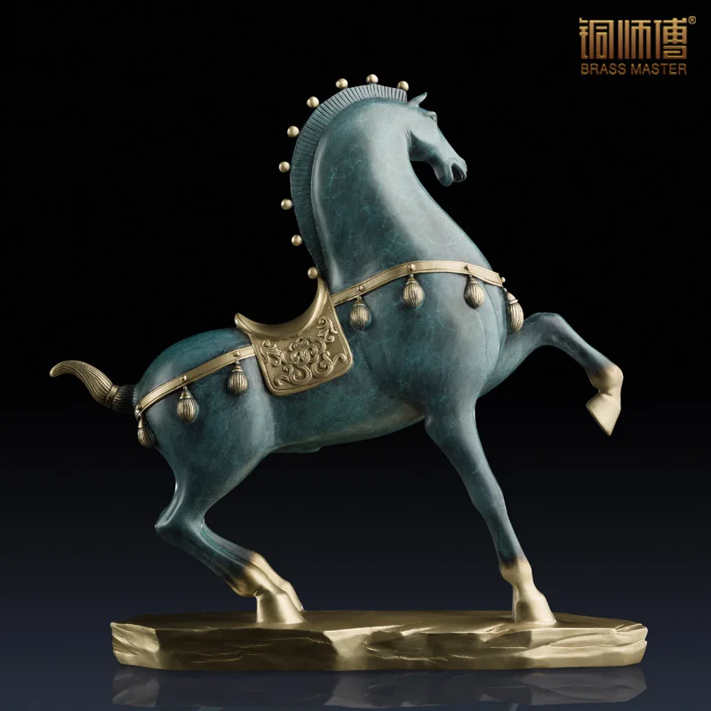 Copper furnishing all the horses to work into household decoration decoration furnishing Copper horse furnishing articles