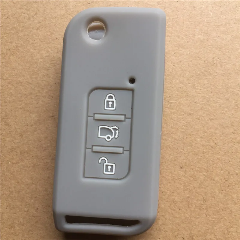 3 BUTTON Silicone key Case Cover  for MAHINDRA key  case cover