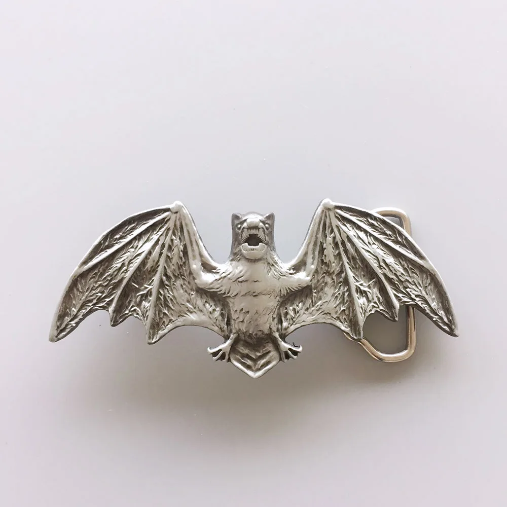 Großhandel Einzelhandel Verteilen Neue Vintage Stil 3D Cut Fledermaus Gürtel Schnalle Freies Verschiffen Auf Lager auch in die UNS