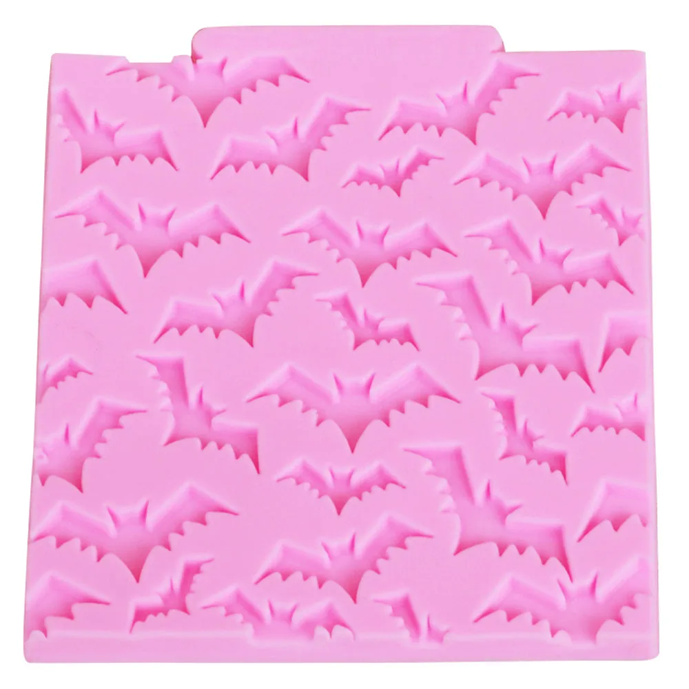 M946 Bat Silicone Mold Halloween Cake Border Cupcake Fondant Cake Decorating Tools Candy Clay Chocolate Gumpaste Moulds
