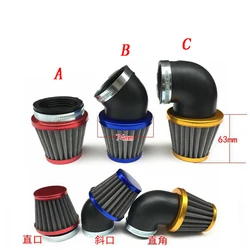 28mm 32mm 35mm 38mm 40mm 42mm 48mm 50mm 52mm 54mm 58mm 60mm Air Filter Motorcycle ATV Scooter Pit Bike Cleaner Intake Filter