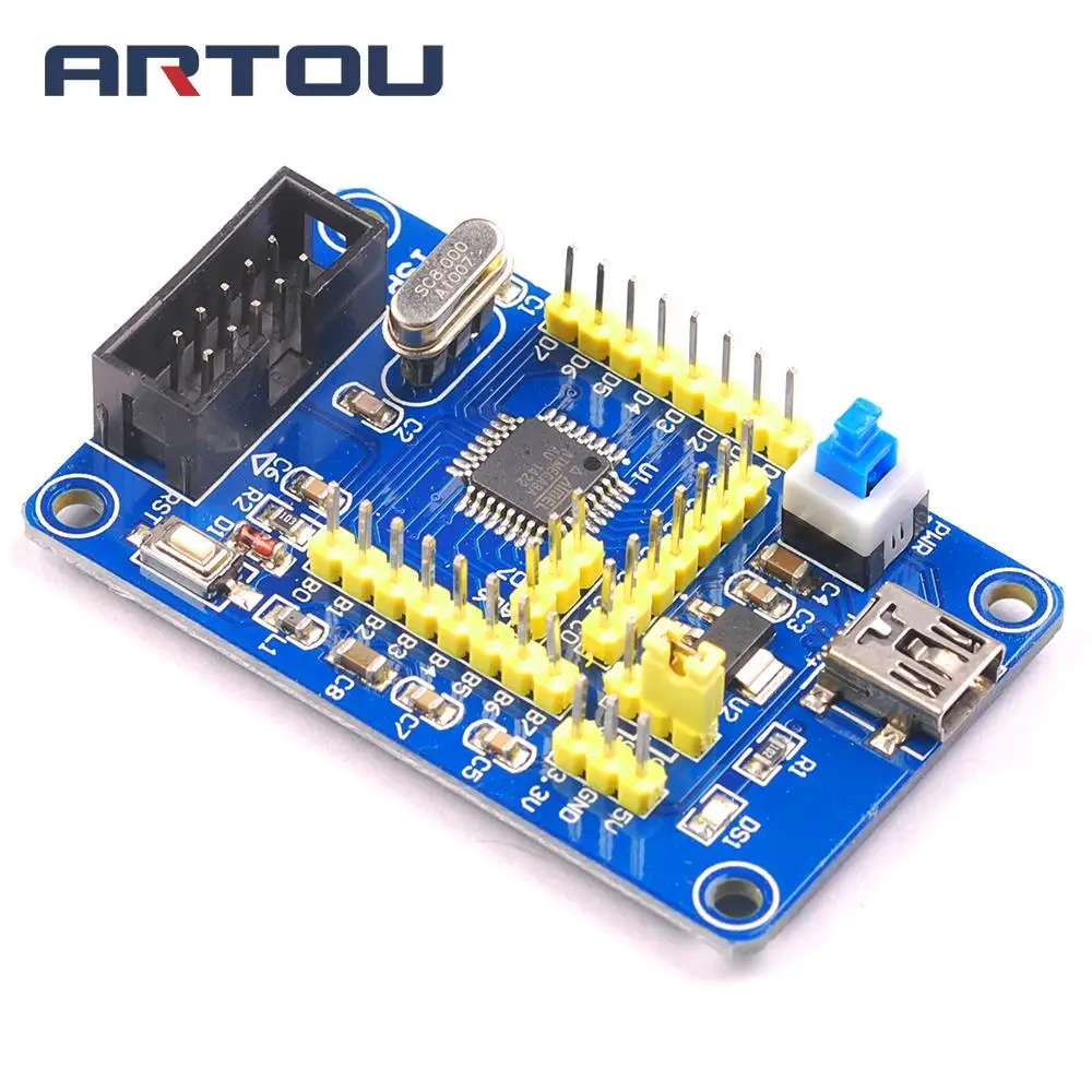 1PCS AVR Development Board ATmega8 Development Minimum System Core Board