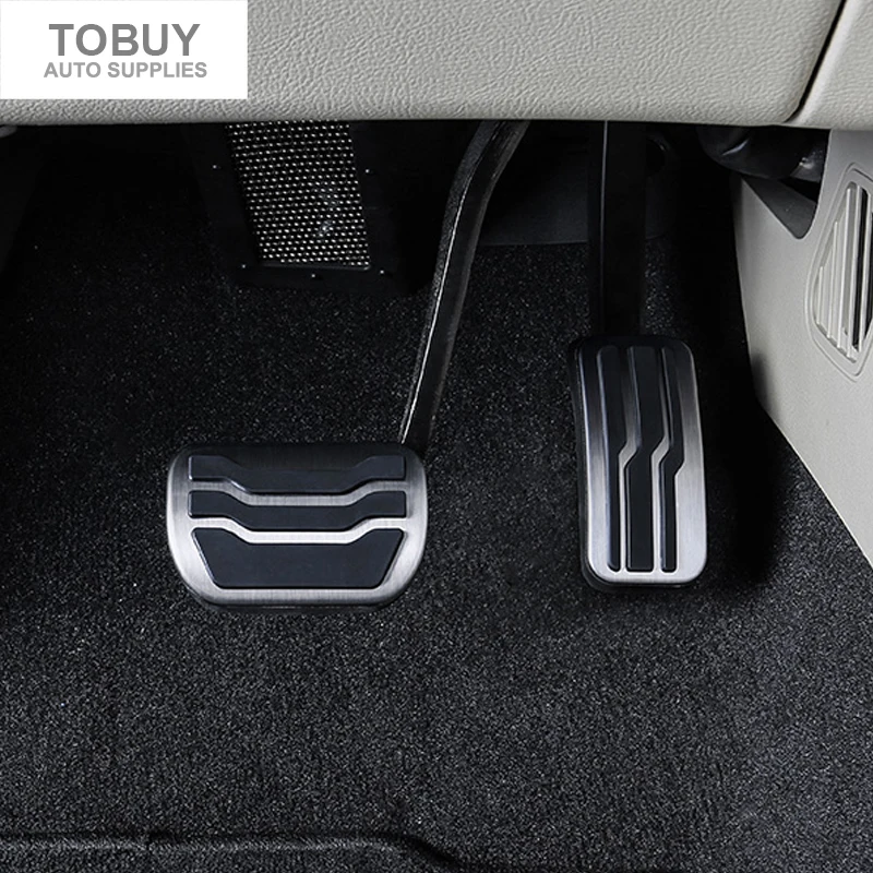 Car Accessories High quality stainless steel accelerator gas brake modified pedal plate fit for New Mondeo EDGE pad stickers