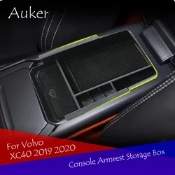 Car Interior Decoration Console Armrest Storage Box Container Styling For Volvo XC40 2019 2020 2021 Accessories