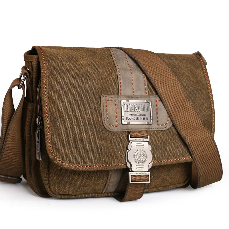 NOWOŚĆ Retro MeCanvas Torby na ramię Odporne na zużycie torby na ramię Unisex Casual Crossbody Package