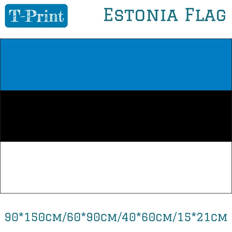 90*150cm/60*90cm Polyester Estonia Flag For National Day  Event Office Home decoration banners and flags decoration