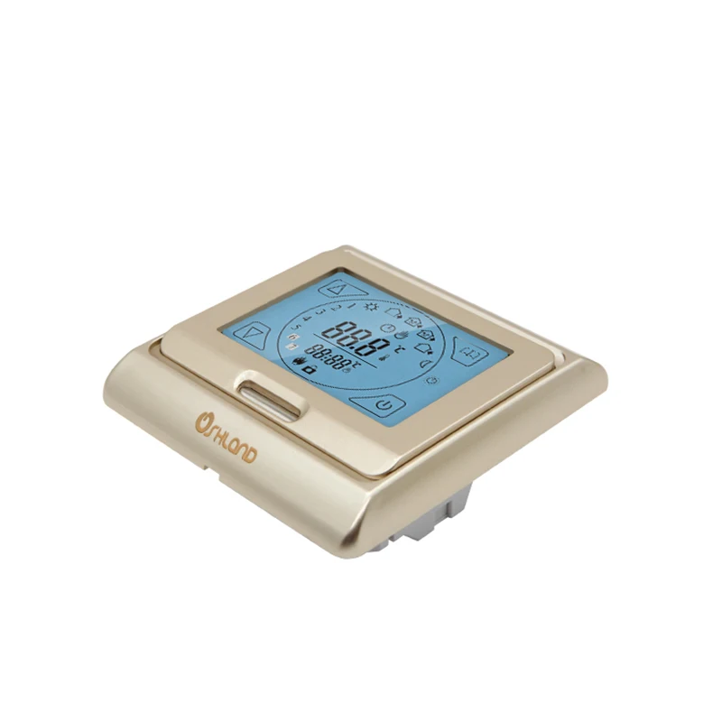 Gratis Verzending Touch Screen Vloerverwarming Thermostaat 16A Programmeerbare Kamer Digitale Temperatuur Controller