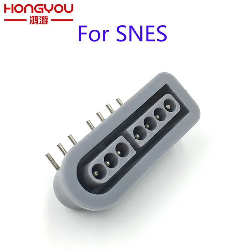 10er-Pack Ersatz-90-Grad-Weibchen-7-Pin-Stecker für SNES-Controller-Steckdose – Perfekte Lösung für defekte Controller
