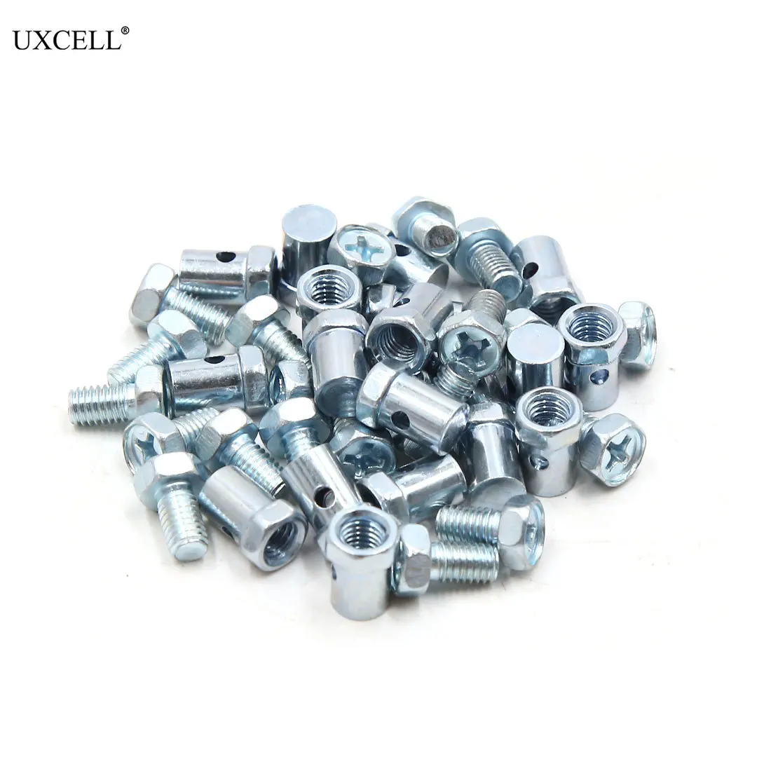 Uxcell 10pcs 20pcs 30pcs 50pcs 70pcs  5mm Thread Motorcycle Scooter Brake Cable Wire Solderless Nipple Screws For Motorcycle