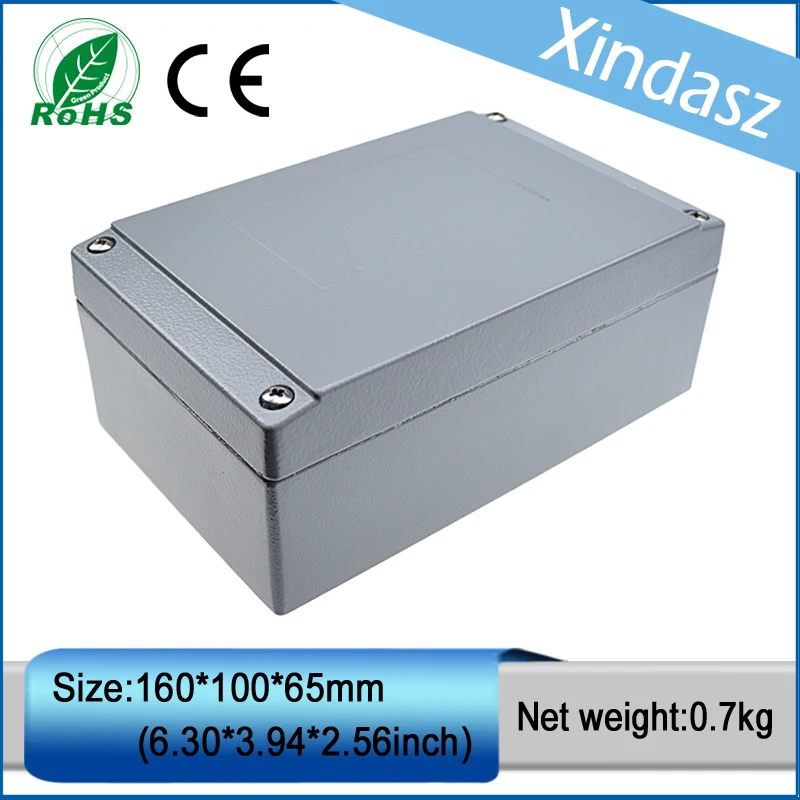 

IP66 waterproof electrical box die casting enclosure waterproof electrical junction boxes 160*100*65mm