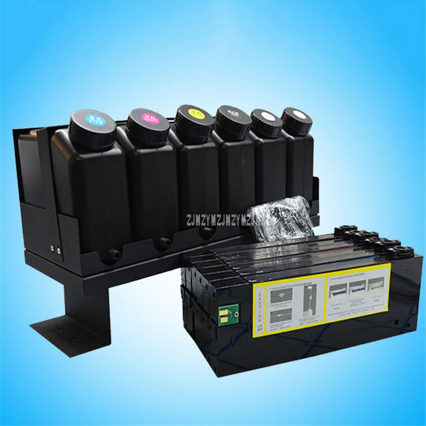 

UV Ink Cartridges System Bulk Replacement For Roland / Mimaki / Mutoh Printer Ink Supply System kit (6 bottle With 6 Cartridge)