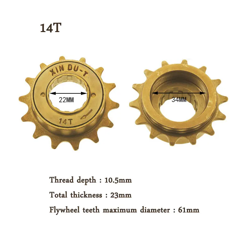 Single Speed Freewheel 12T/14T/16T Steel Bike Bicycle Flywheel Cycling Accessories