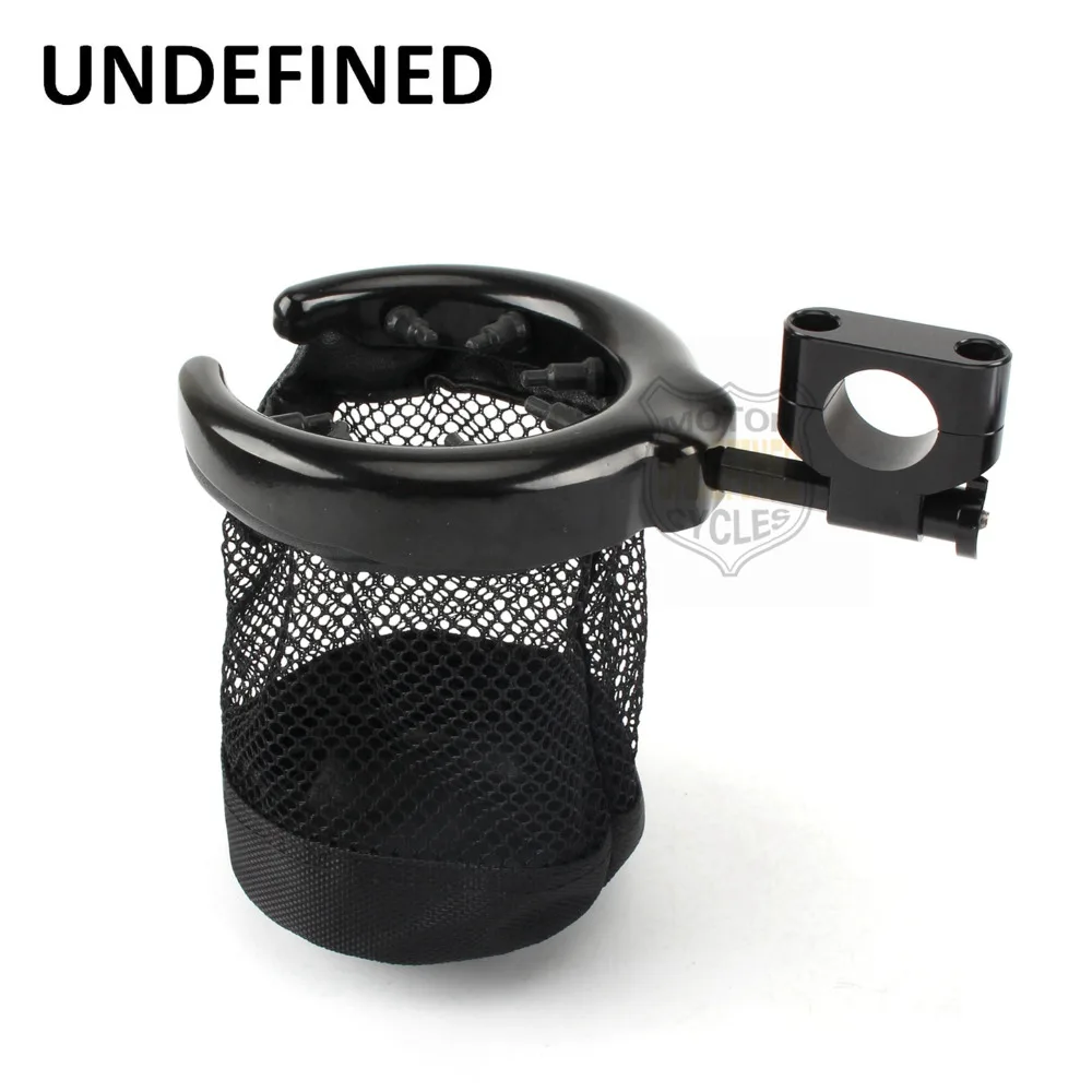 Motorcycle Cup Holder 25mm Handlebar Drink Holders Coffee Water Bottle Basket for Harley Touring Dyna Softail Bicycles Bobber