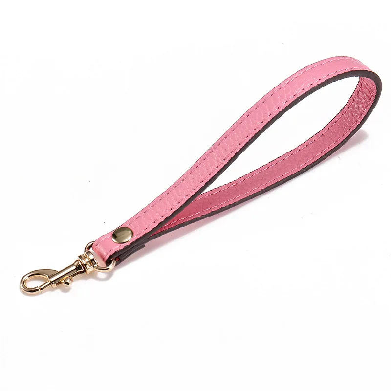 First Layer Leather Hand Straps Bag Accessories Leather Bag Handles with Lychee pattern 18 cm * 1.2 cm Handle Bag Straps 2019