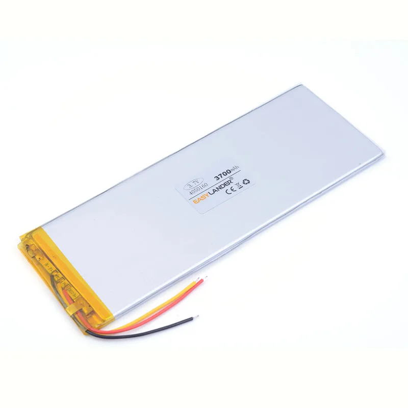 Tablet PC /MID polymer lithium battery 4050160 3700mAh 3.7V durable high capacity Rechargeable Li-ion Cell 3750159