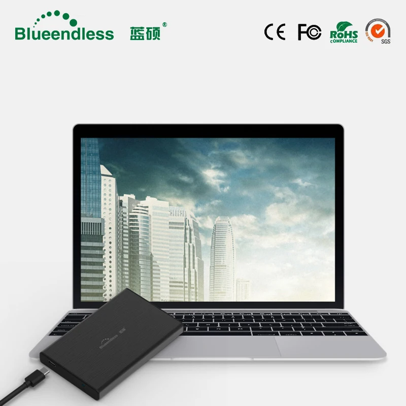 الألومنيوم الخارجية قالب أقراص صلبة Hdd SSD Sata إلى Usb نوع C 3.1 عالية السرعة HDD Usb C محول Hdd 2.5 قرص صلب خارجي