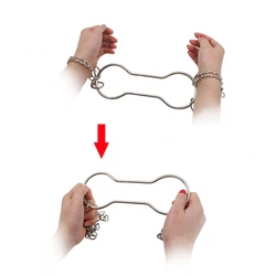 Handcuff Escape Close Up Street Magic Tricks Toys Props Wholesale And Retail