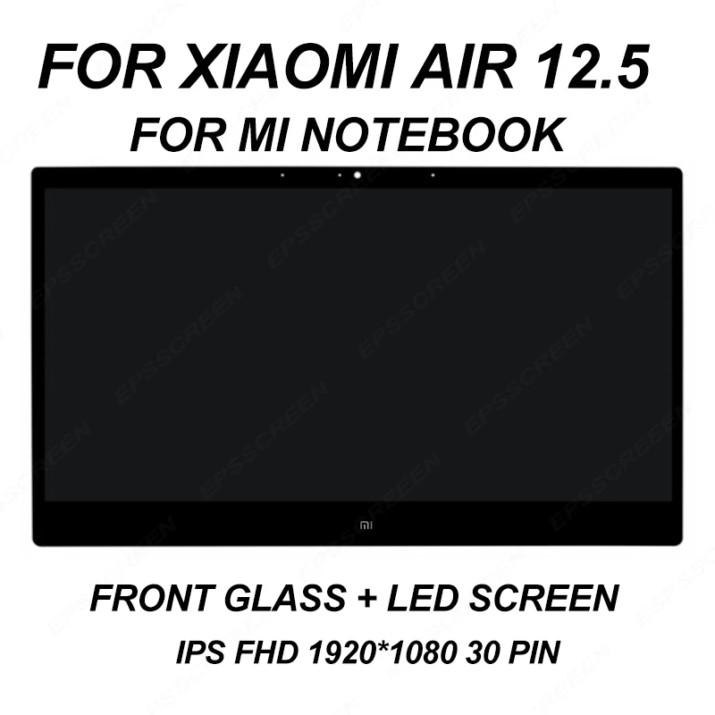 NEW replace for XIAOMI AIR 12 MI NOTEBOOK laptop screen 12.5