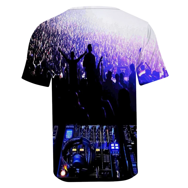 男性と女性のための3D Tシャツ,印刷されたラウンドネックのファッショナブルなパイオニアプロdj半袖Tシャツ,3DヒップホップTシャツ,スウェットシャツ