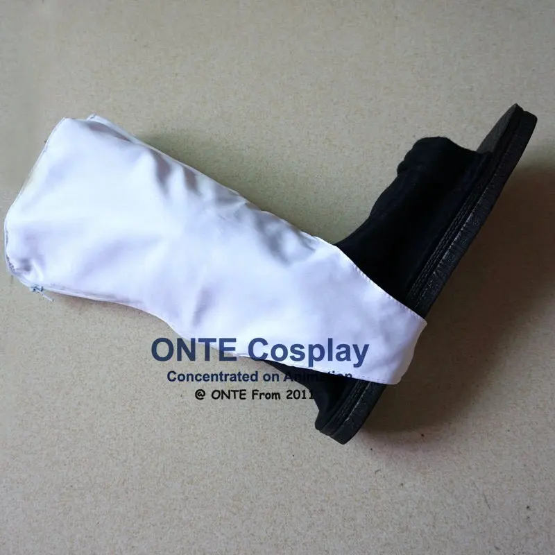 10 Sizes Anime Shoes White+Black Ninja Boots Cosplay Shoes Costumes Accessories Props for Halloween Party Carnival