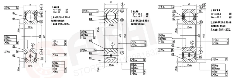 12,5*28*8 mm Nicht standardmäßige Kugellager 1 STÜCK Innendurchmesser 12,5 mm Außendurchmesser 28 mm Dicke 8 mm Lager 12,5x28x8 mm – Detail 3