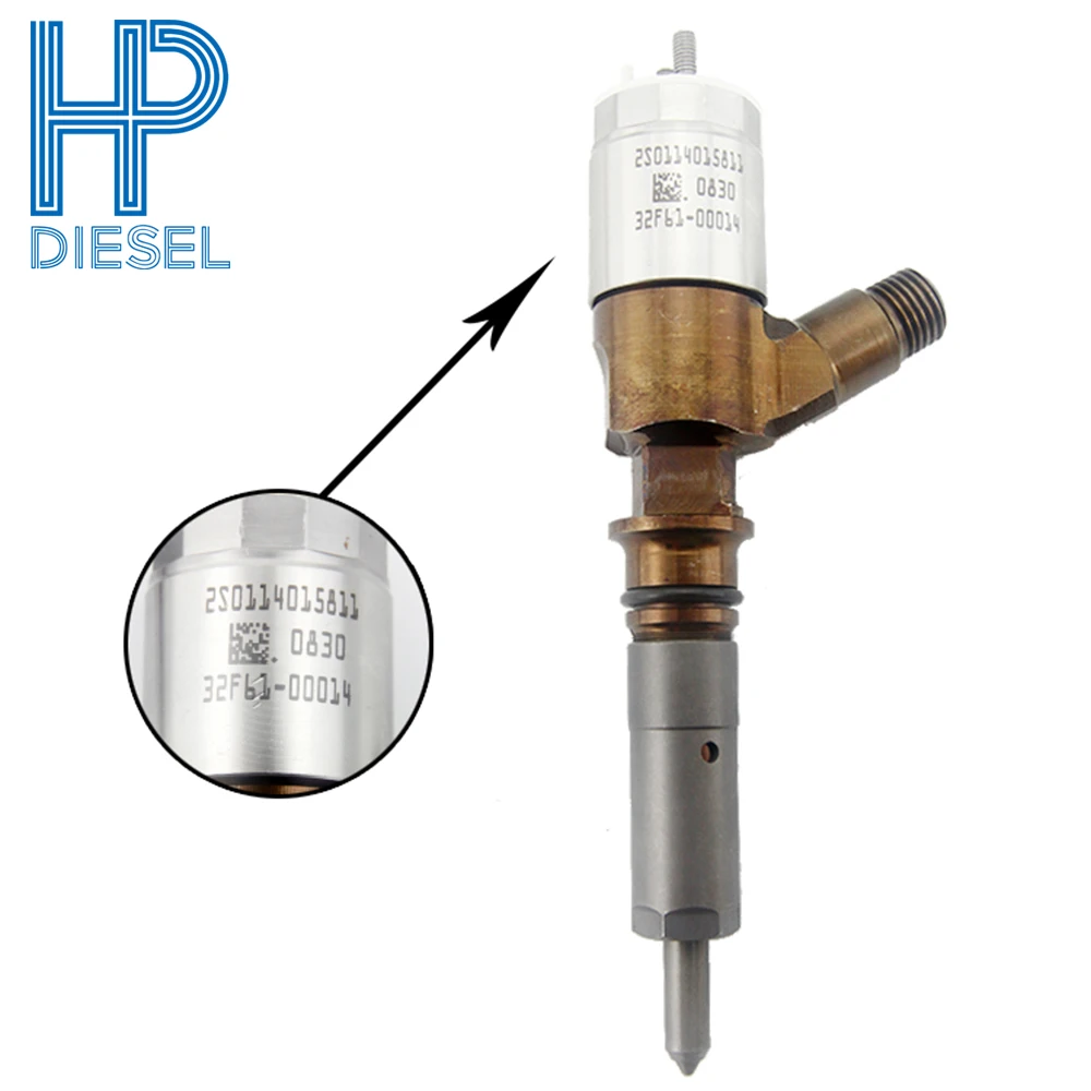 Diesel fuel injector 326-4756 for Caterpillar C4.2 engine, CR injector 326-4756/32F61-00014 for CAT312D excavator, rebuilt