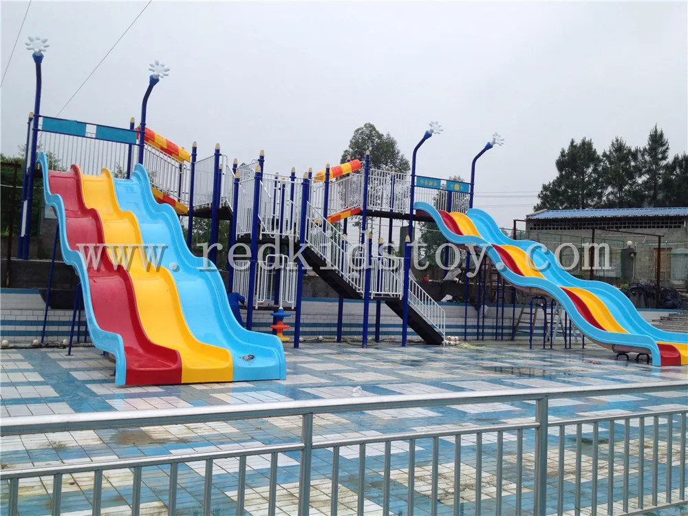 Big Water Park Equipment  Water Playground Slide Direct Factory  HZ5528C