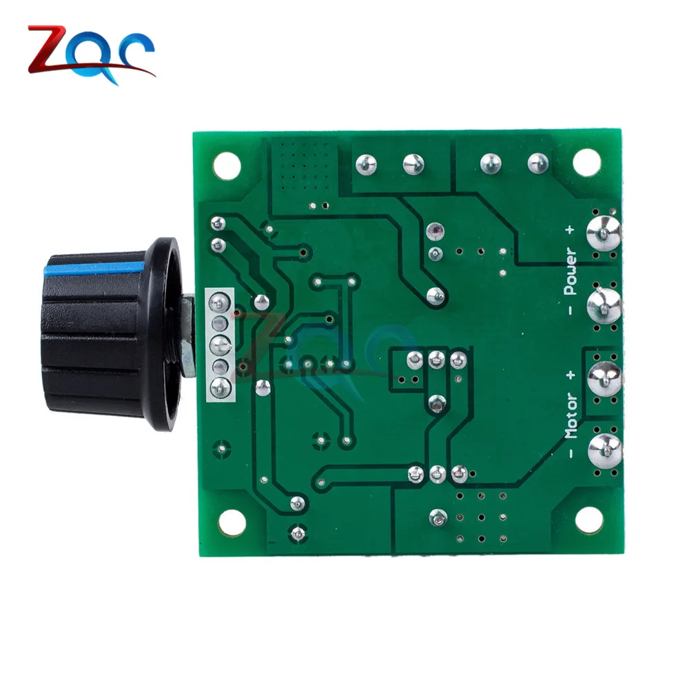 12V-40V 32V 10A Auto PWM DC Motor Speed Controller Regulator Governor with Knob Switch Volt Regulator Dimmer 400W Board Module