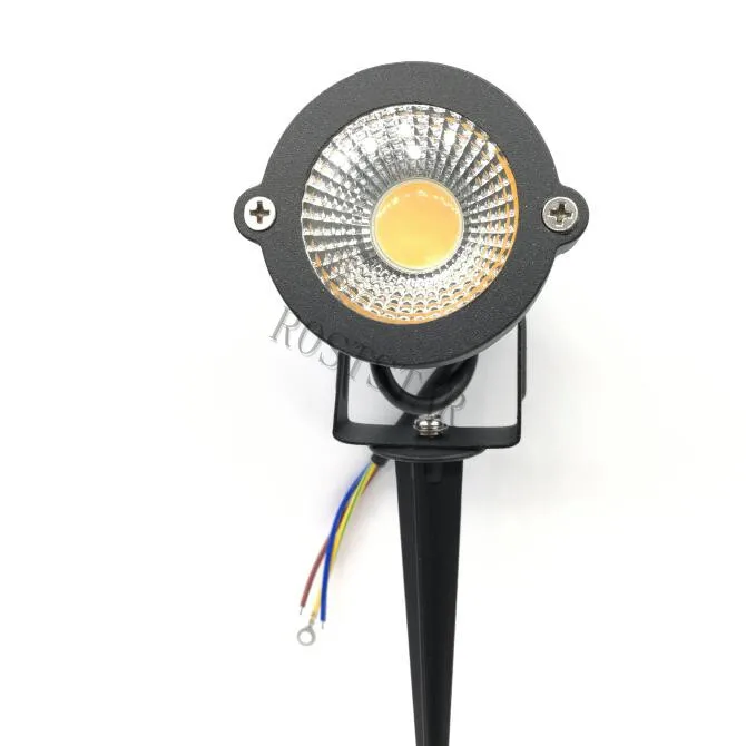 7W COB LED Lawn Light Lamp DC12V/AC85-265V Outdoor Waterproof IP68 Warm White Cold White Garden Lawn Spot Ground Light