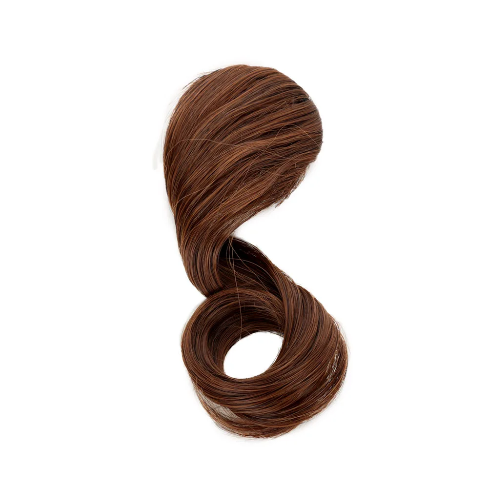 1Pc Pretty Girls Women Fake Front Hair Bangs Hair Styling Accessory Beautiful Fashion Synthetic Curled Hair Extension