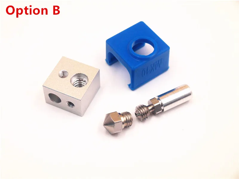 MK10 All Metal Hotend Upgrade Kit for 1.75mm Thermal Barrier Tube Silicone Sock For Flashforge/CTC/Wanhao 3D printer