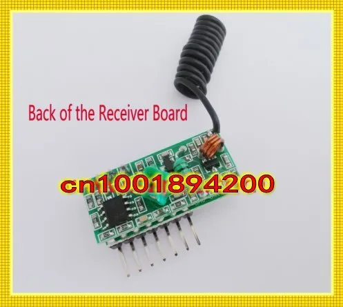 Learning Code Receiver module AM 315/433MHz DC 5V it can learn more than 8 Code Toggle Latched Momentary Adjustable