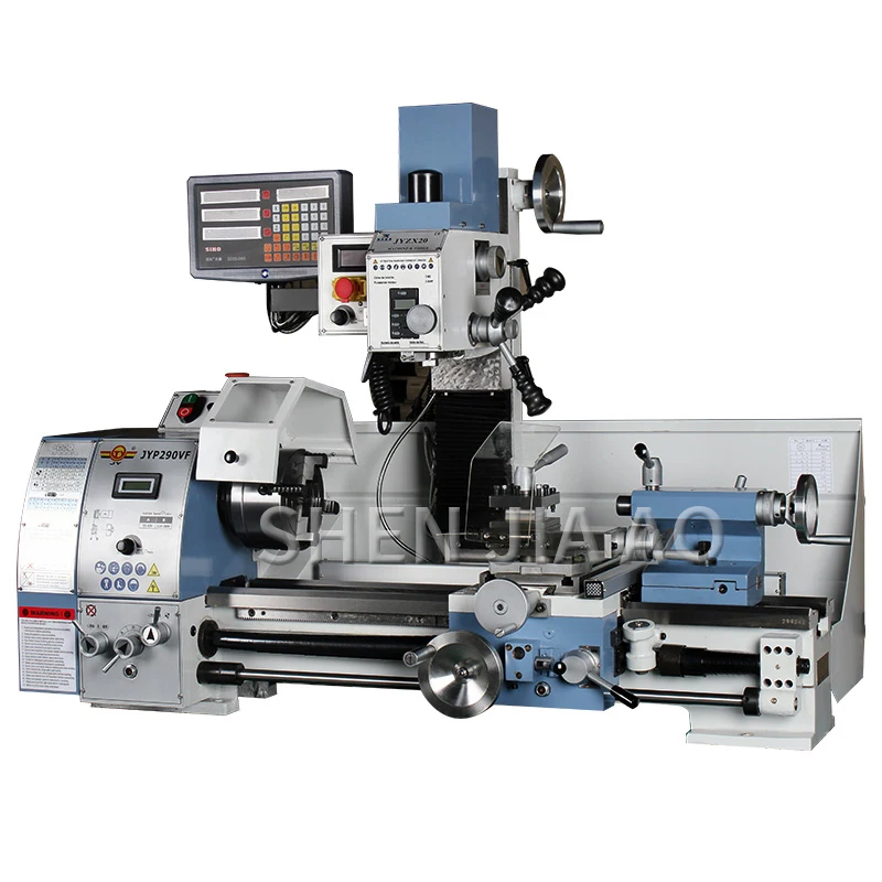 

JYP290VF Multi-function Lathe Machine Desktop Small Lathe Drilling Rig Drilling And Milling Machine Metal Milling Machine 220V