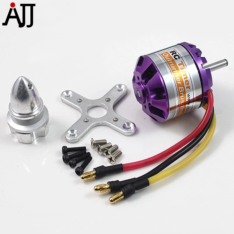 Rctimer A3536 3536 910KV 1000KV 1250KV 1450KV Outrunner Brushless Motor 4.0mm Shaft compatible 2-4S Lipo/40A ESC FPV Multirotor