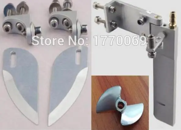 Feilun FT011  RC Boat metal upgrades Parts metal tail rudder propeller Water-cooled parts motor ESC body shell etc.