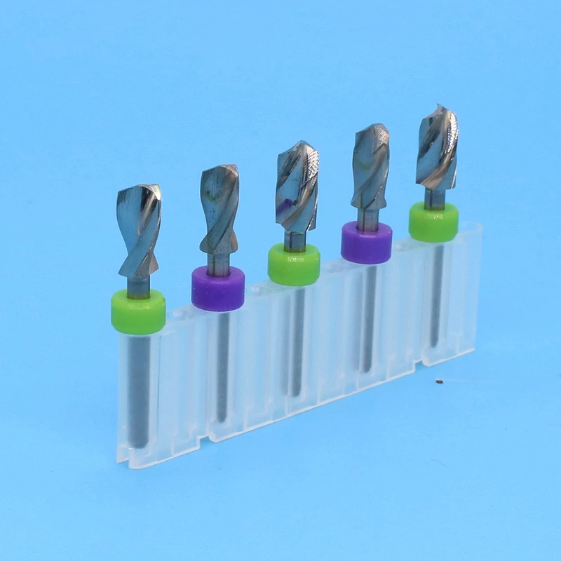 5.1mm 5.2mm 5.3mm 5.4mm 5.7mm 5.8mm 6.0mm  5pcs/set Carbide Dremel PCB Drill Bits Print Circuit Board Mini CNC Drilling Bit Set
