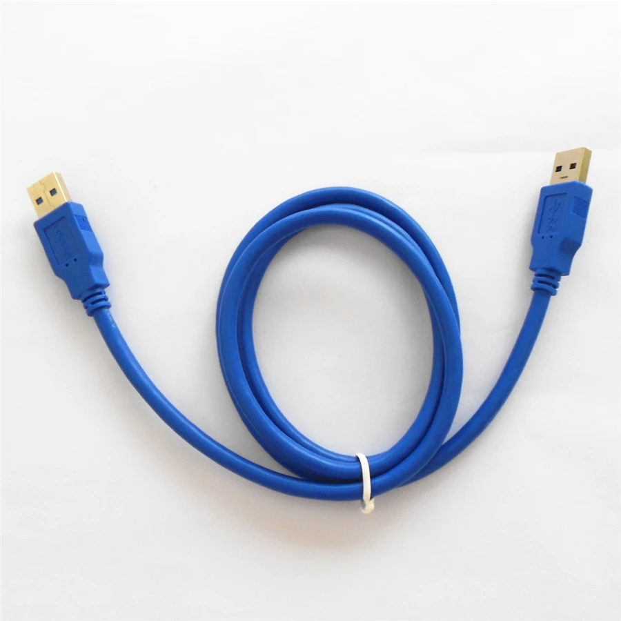 

100pcs New USB 3.0 Cable 60/80/100/150cm USB to USB Cables Type A Male to Male Extension Cable for Antminer Bitcoin Miner Mining