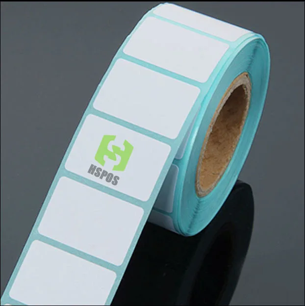 

quality thermal blank paper 45mm*20mm 800pcs one roll sticker labels can be customized logo self adhesive