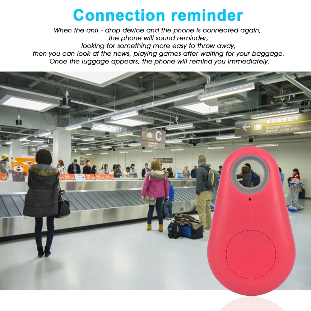 Kebidu-Smart Tag Bluetooth Tracker, Saco de criança, Carteira, Alarme contra roubo, Key Finder, Localizador GPS, Sem fio, Lost, Temporizador, Mais