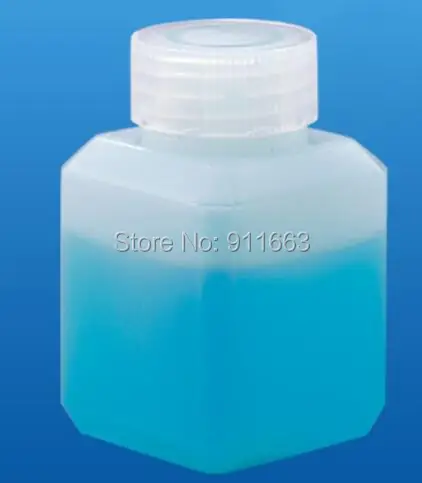 20 ml 50pcs! Square Bottles!HDPE medical plastic liquid  bottles with burglarproof caps for chemical reagent  -HDPE material